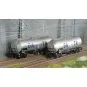 Rivarossi HR6667 Set of 2 bogie tank wagons, light grey, large GATX... HR6667-Rivarossi HR6667 Set of 2 bogie tank wagons, light grey, large GATX logo