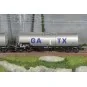 Rivarossi HR6667 Set of 2 bogie tank wagons, light grey, large GATX... HR6667-Rivarossi HR6667 Set of 2 bogie tank wagons, light grey, large GATX logo