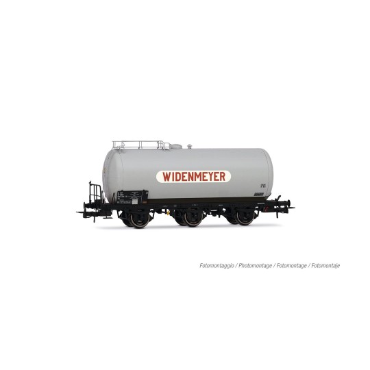 HR6672-Rivarossi HR6672 Wagon citerne à 3 essieux, transport fioul domestique, WIDENMEYER