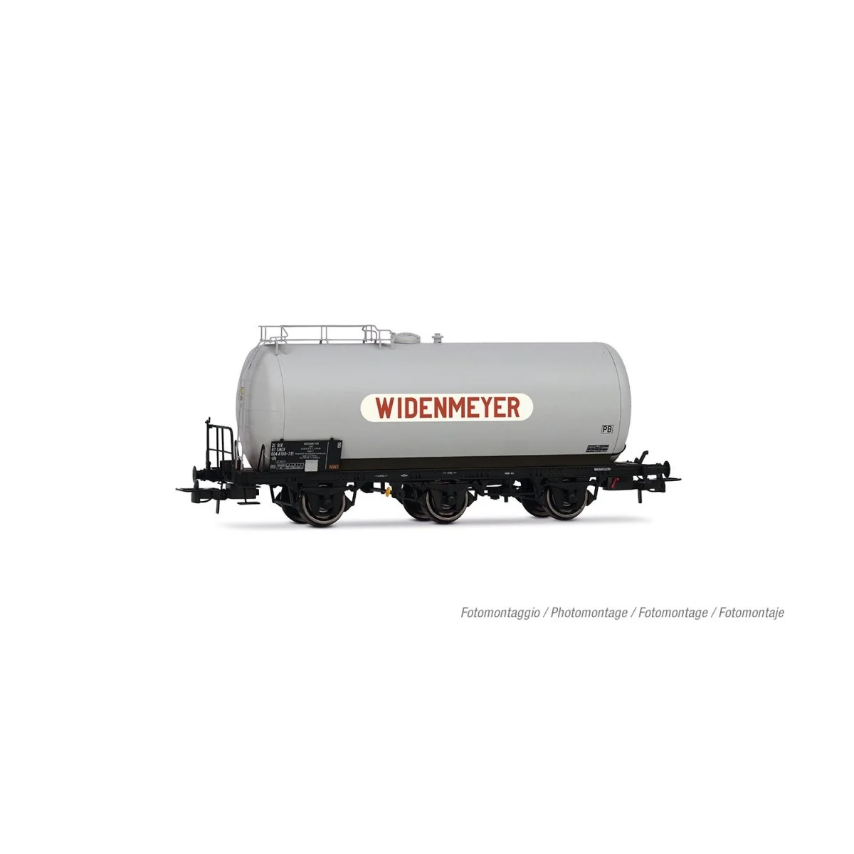 Rivarossi HR6672 3-axle tank wagon, domestic fuel oil transport, WI... Rivarossi HR6672 3-axle tank wagon, domestic fuel oil transport, WI...