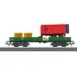 Marklin 00740-01 Low-sided bogie wagon Type Rlmms, with agricultura... Marklin_00740-01-Marklin 00740-01 Low-sided bogie wagon Type Rlmms, with agricultural load