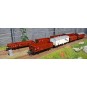 Roco_44002-copy of Roco 75945 Coffret de 12 Wagons de marchandises découverts, SNCF, DB, CFL