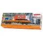 Marklin 00740-03 Low-sided bogie wagon Type Rlmms, with municipal s... Marklin_00740-03-Marklin 00740-03 Low-sided bogie wagon Type Rlmms, with municipal service load