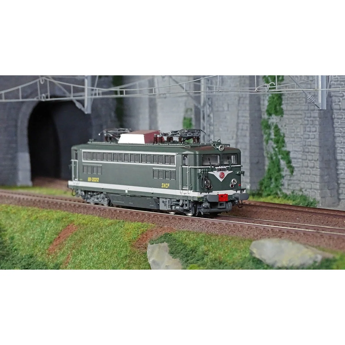 R37 HO41082B Locomotive électrique BB 20202, SNCF, verte, Strasbourg Rail 37 - R37 R37_HO41082B - 4