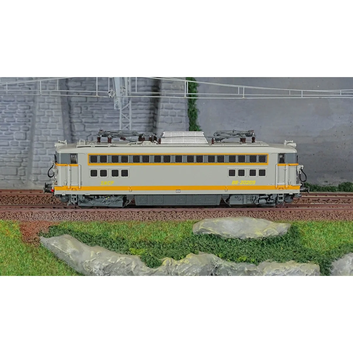 R37 HO41083B Locomotive électrique BB 20204, SNCF, gris béton, Strasbourg Rail 37 - R37 R37_HO41083B - 3