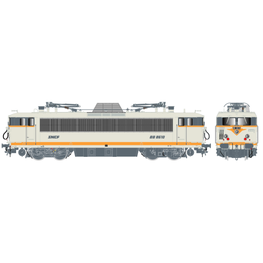 R37_HO41117-R37 HO41117 BB 8610 electric locomotive, SNCF, concrete, Toulouse