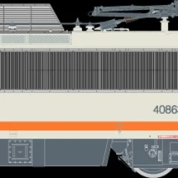 R37 HO41118DS Locomotive électrique BB 408638 KVB, SNCF, béton, logo Nouille, Toulouse, digital sonorisée Rail 37 - R37 R37_HO41