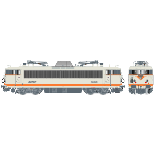 R37_HO41118-R37 HO41118 Electric locomotive BB 408638 KVB, SNCF, concrete, Nouille logo, Toulouse