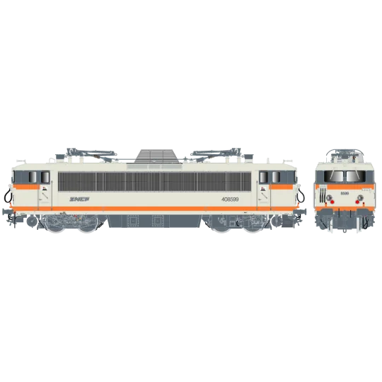 R37_HO41119-R37 HO41119 Electric locomotive BB 408599 KVB, SNCF, concrete, Nouille logo, Toulouse