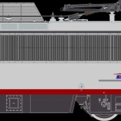 R37 HO41121 Locomotive électrique BB 508614 KVB, SNCF, Multiservices, logo casquette, Toulouse Rail 37 - R37 R37_HO41121 - 1