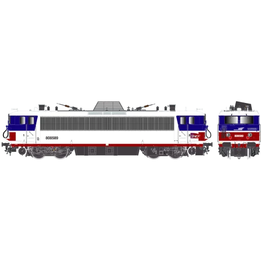 R37_HO41125-R37 HO41125 Locomotive électrique BB 808589 KVB, SNCF, Ile de France, logo carmillon, Montrouge