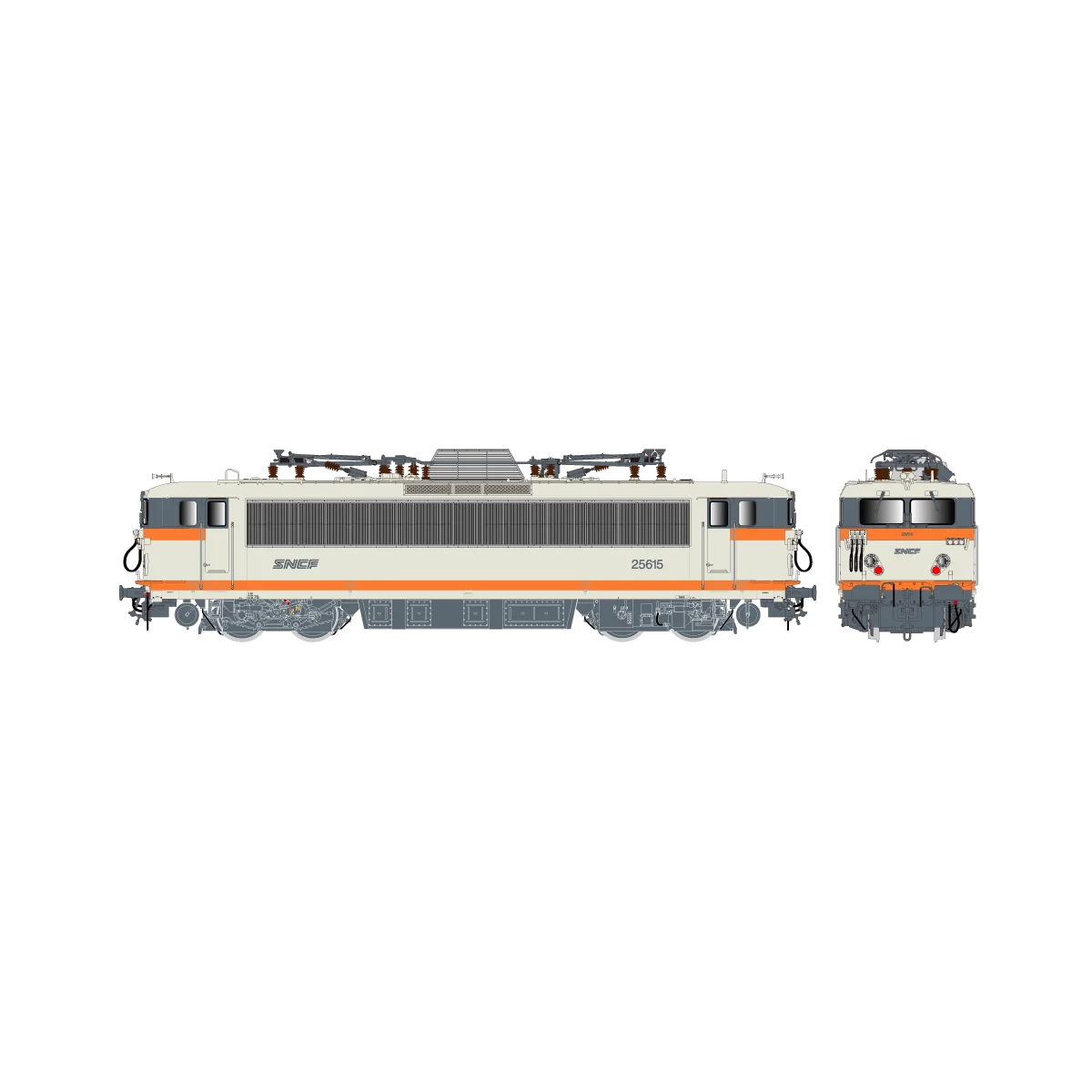 R37 HO41131 Electric locomotive BB 425679 KVB, SNCF, concrete, cap ... R37 HO41131 Electric locomotive BB 425679 KVB, SNCF, concrete, cap ...