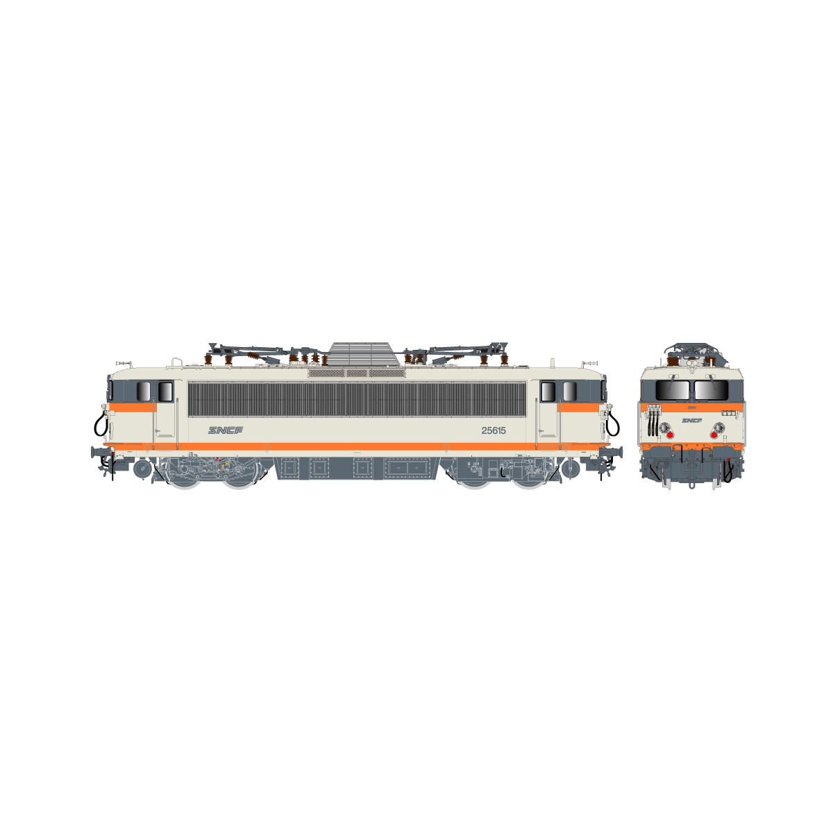 R37 HO41131 Electric locomotive BB 425679 KVB, SNCF, concrete, cap ...