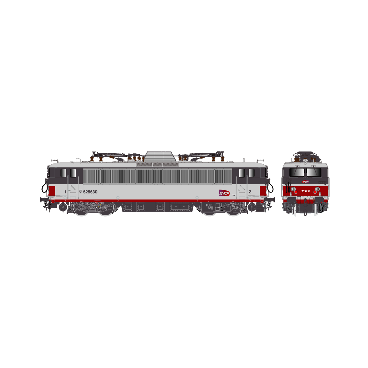R37 HO41133 BB 525630 KVB electric locomotive, SNCF, multi-service,...