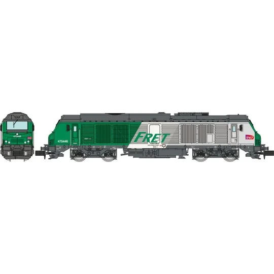 NW-293-REE Modeles NW293 Diesel Locomotive BB 75446, SNCF, FRET, Cramillon logo, Longueau, N - 1/160