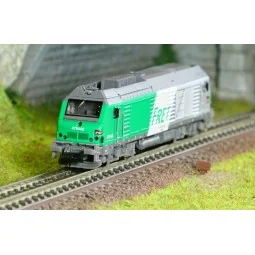 REE Modeles NW293 Locomotive Diesel BB 75446, SNCF, FRET, logo cramillon, Longueau, N - 1/160 Ree Modeles NW-293 - 1