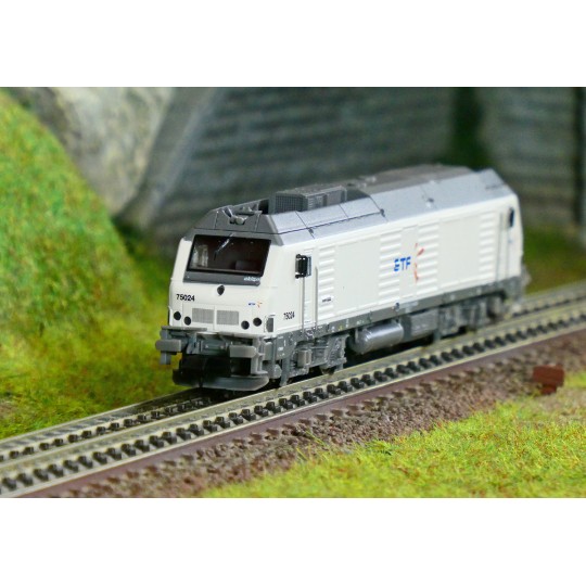 NW-295-REE Modeles NW295 Locomotive Diesel BB 75024, ETF, blanche, N - 1/160