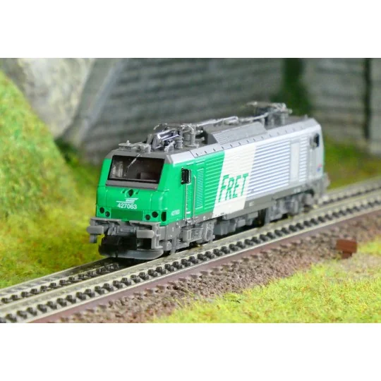 NW-296-REE Modeles NW296 Electric locomotive BB 27063, SNCF, FRET, cap logo, N - 1/160
