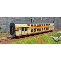 ViTrains 3161 SNCF VB2N passenger car, 1st/2nd class, grey framed l...