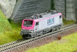 REE Modeles NW299 Locomotive électrique BB 27135M, LINEAS, gris rose, N - 1/160 Ree Modeles NW-299 - 1