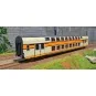 ViTrains_3159L-ViTrains 3159L Voiture voyageur VB2N SNCF, 1ere / 2eme classe, Logo encadré jaune, avec éclairage