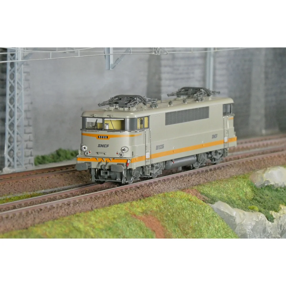 Ree Modeles MB178.S BB 9206 electric locomotive, SNCF, Concrete, Bo...