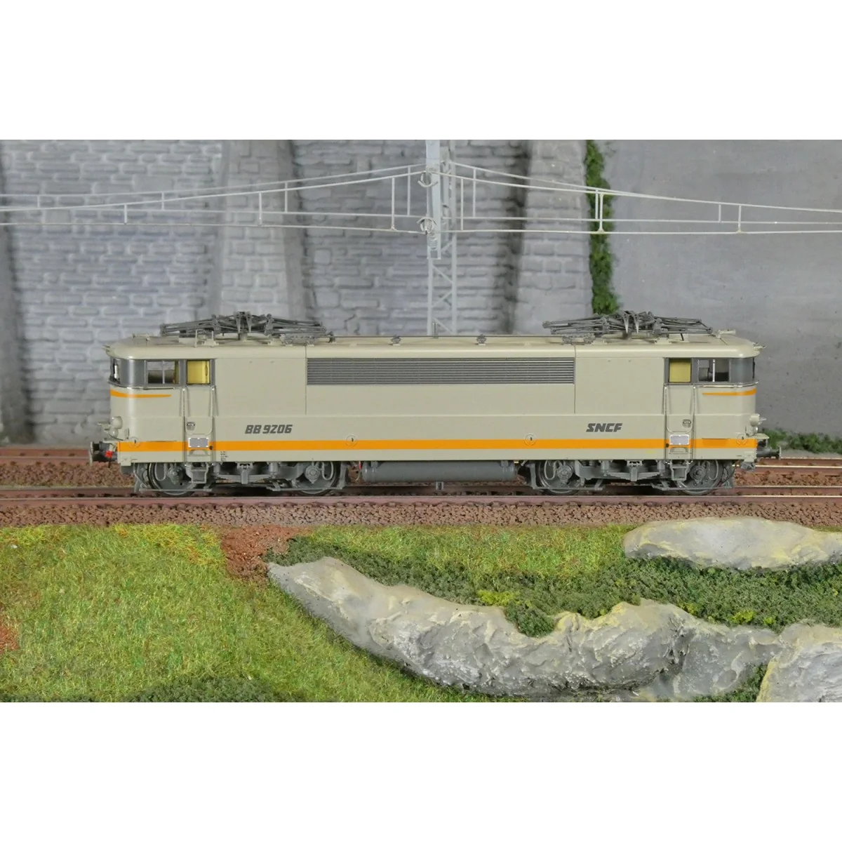 Ree Modeles MB178 Electric locomotive BB 9206, SNCF, Concrete, Bord...