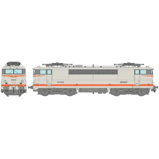 MB-179.S-Ree Modeles MB179.S BB 9269 electric locomotive, SNCF, concrete, Dijon-Perrigny line, sound, motorized pantographs