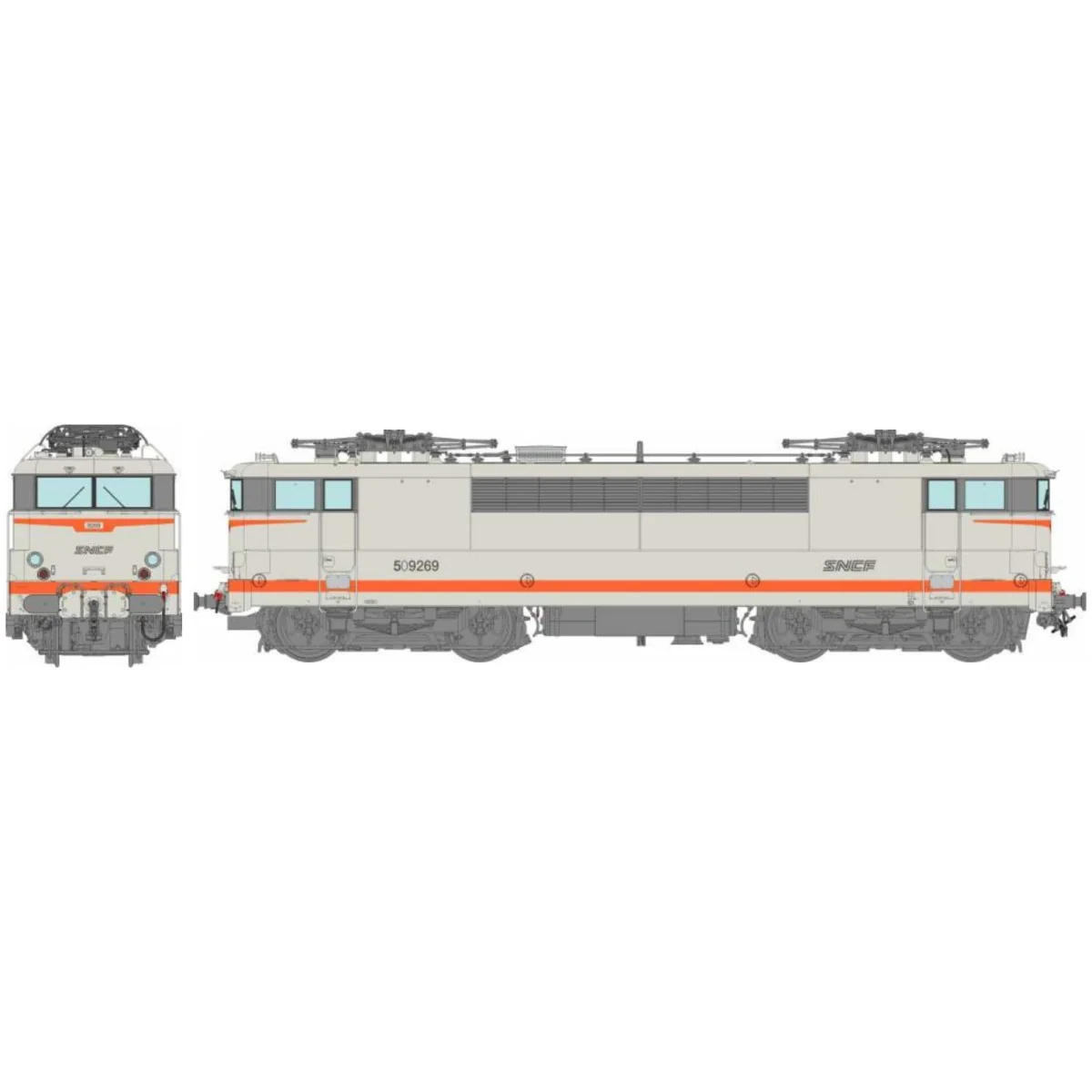 Ree Modeles MB179 Locomotive électrique BB 9269, SNCF, Béton, Dijon-Perrigny Ree Modeles MB-179 - 4 Ree Modeles MB179 Locomotive électrique BB 9269, SNCF, Béton, Dijon-Perrigny Ree Modeles MB-179 - 4