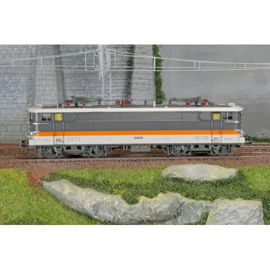 MB-180.S-Ree Modeles MB180.S Locomotive électrique BB 16053, SNCF, Corail, réversible, La Chapelle, sonore, panthos motorisés