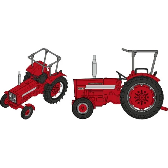 REE Modeles CB178 Tracteur Mc-Cormick INTERNATIONAL HI 624 avec arceau de sécurité Ree Modeles CB-178 - 2 CB-178-REE Modeles CB178 Tracteur Mc-Cormick INTERNATIONAL HI 624 avec arceau de sécurité