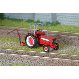 REE Modeles CB182 Tracteur INTERNATIONAL HI 624 avec arceau + Lame de Coupe Ree Modeles CB-182 - 1