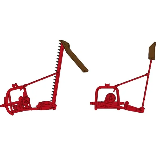 CB-185-REE Modeles CB185 Lame de Coupe pour faucher l’herbe – Position transport