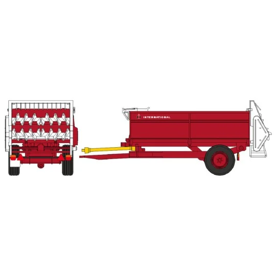 CB-188-REE Modeles CB188 Remorque HI 355T (5,5 t) – Epandeur à fumier