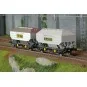 Ree Modeles WB893 Set of 2 grain wagons FRANGECO, SNCF, Algeco, ep.... WB-893-Ree Modeles WB893 Set of 2 grain wagons FRANGECO, SNCF, Algeco, ep. III