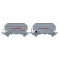 WB-896-Ree Modeles WB896 Set of 2 grain wagons FRANGECO, SNCF, Monfer, ep. IV