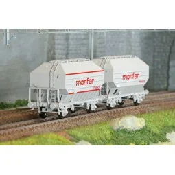 Ree Modeles WB896 Set of 2 grain wagons FRANGECO, SNCF, Monfer, ep....