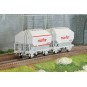 WB-896-Ree Modeles WB896 Set of 2 grain wagons FRANGECO, SNCF, Monfer, ep. IV