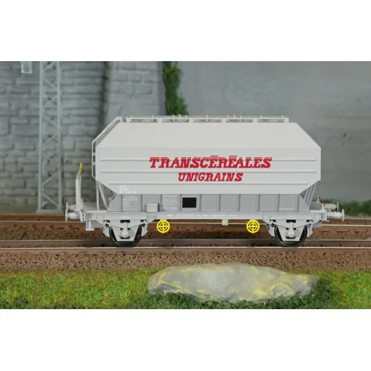 WB-898-Ree Modeles WB898 Wagon céréalier FRANGECO, SNCF, Transcereales Unigrains, ep. IV