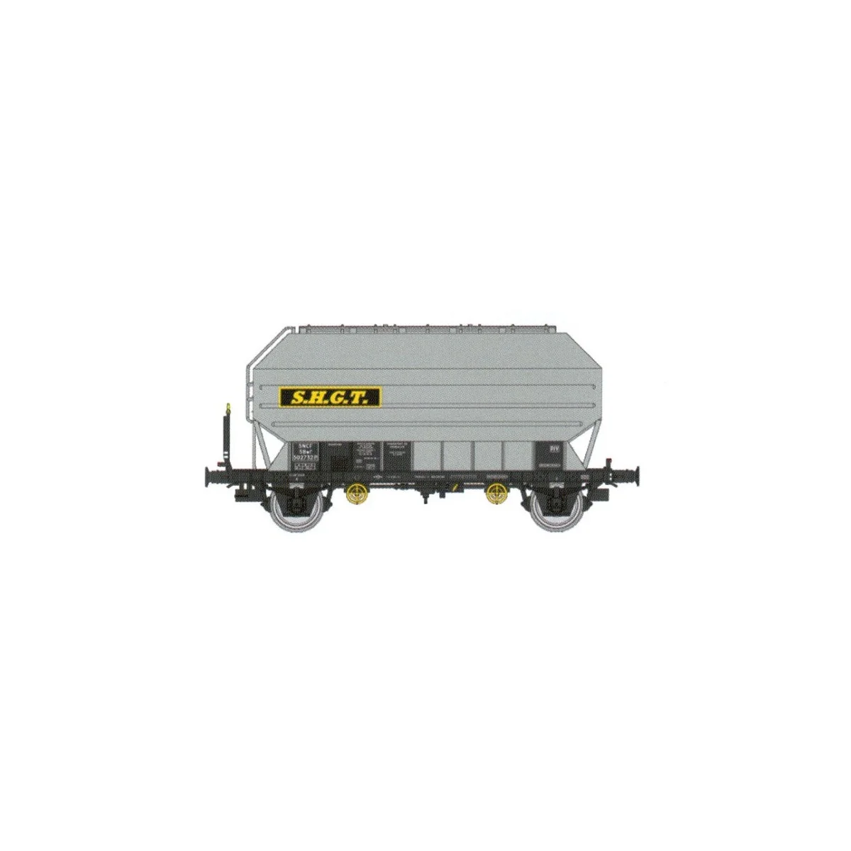 Ree Modeles WB901 Grain Wagon FRANGECO, SNCF, SHGT , ep. III Ree Modeles WB901 Grain Wagon FRANGECO, SNCF, SHGT , ep. III
