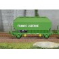 WB-902-Ree Modeles WB902 Set de 2 wagons céréaliers FRANGECO, SNCF, France Luzerne, ep. IV