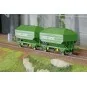 Ree Modeles WB902 Set of 2 FRANGECO grain wagons, SNCF, France Luze... WB-902-Ree Modeles WB902 Set of 2 FRANGECO grain wagons, SNCF, France Luzerne, ep. IV