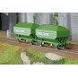WB-902-Ree Modeles WB902 Set of 2 FRANGECO grain wagons, SNCF, France Luzerne, ep. IV