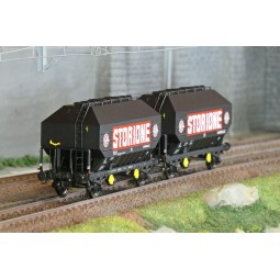 Ree Modeles WB905 Set of 2 FRANGECO grain wagons, SNCF, Storione, e...