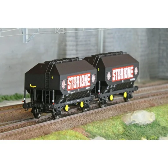 Ree Modeles WB905 Set of 2 FRANGECO grain wagons, SNCF, Storione, e... WB-905-Ree Modeles WB905 Set of 2 FRANGECO grain wagons, SNCF, Storione, ep. IV