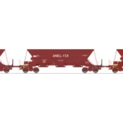 Ree modeles WB859 Set de 3 wagons trémies EX Type 1 et 2, SNCF, ARBEL-FER Ree Modeles WB-859 - 1