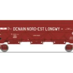 Ree modeles WB864 Wagon trémie EX Type 1, SNCF, DENAIN NORD-EST LONGWY Ree Modeles WB-864 - 1