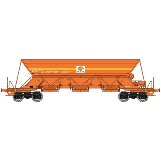 Ree Modeles WBCOLAS-2 EX Type 1 Hopper Wagons, SNCF, COLAS RAIL WB-COLAS-2-Ree Modeles WBCOLAS-2 EX Type 1 Hopper Wagons, SNCF, COLAS RAIL