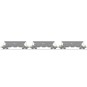 WB-ECR-1-Ree Modeles WBECR-1 Set de 3 wagons trémies EX Type 1, SNCF, ECR