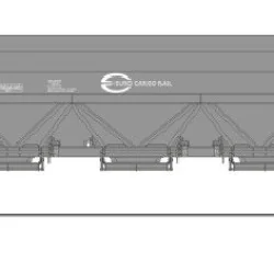 Ree Modeles WBECR-2 Wagon trémie EX Type 1, SNCF, ECR Ree Modeles WB-ECR-2 - 1